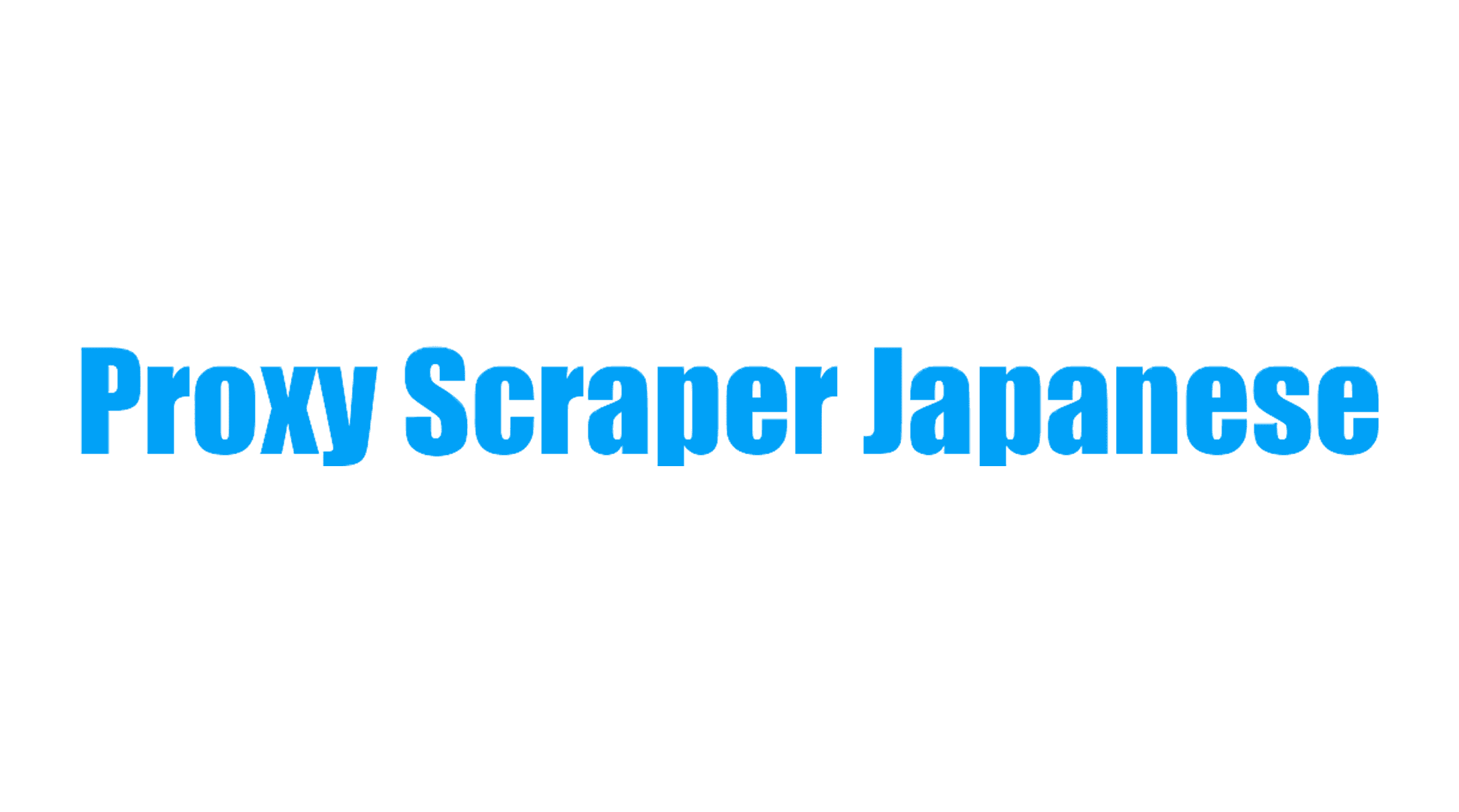 Proxy Scraper Japanese In 2024