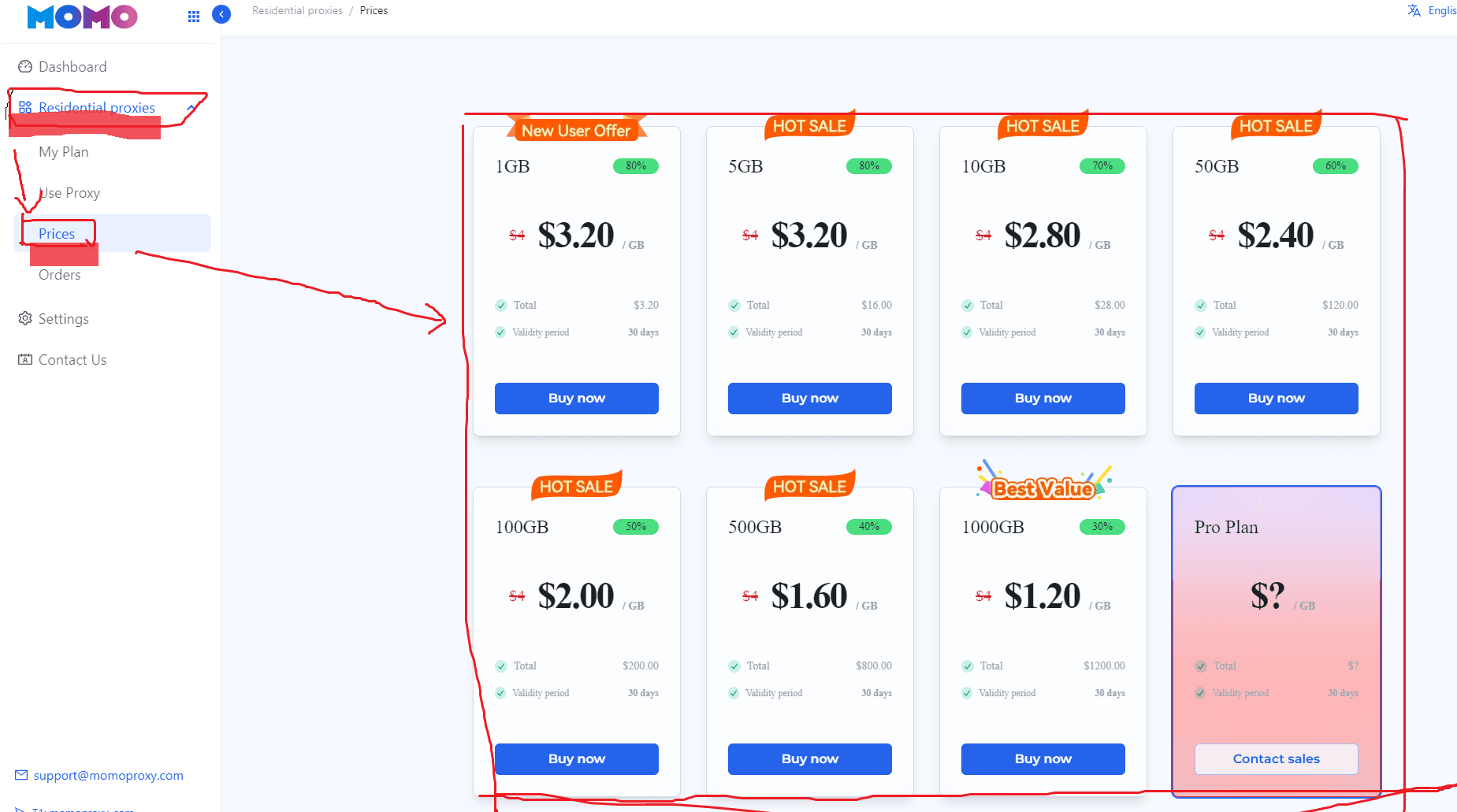 buy a proxy plan 