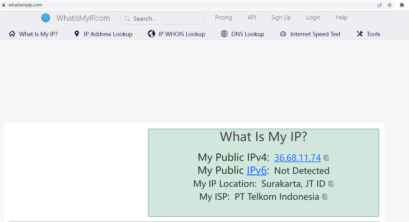 check indonesia proxy in what is myip