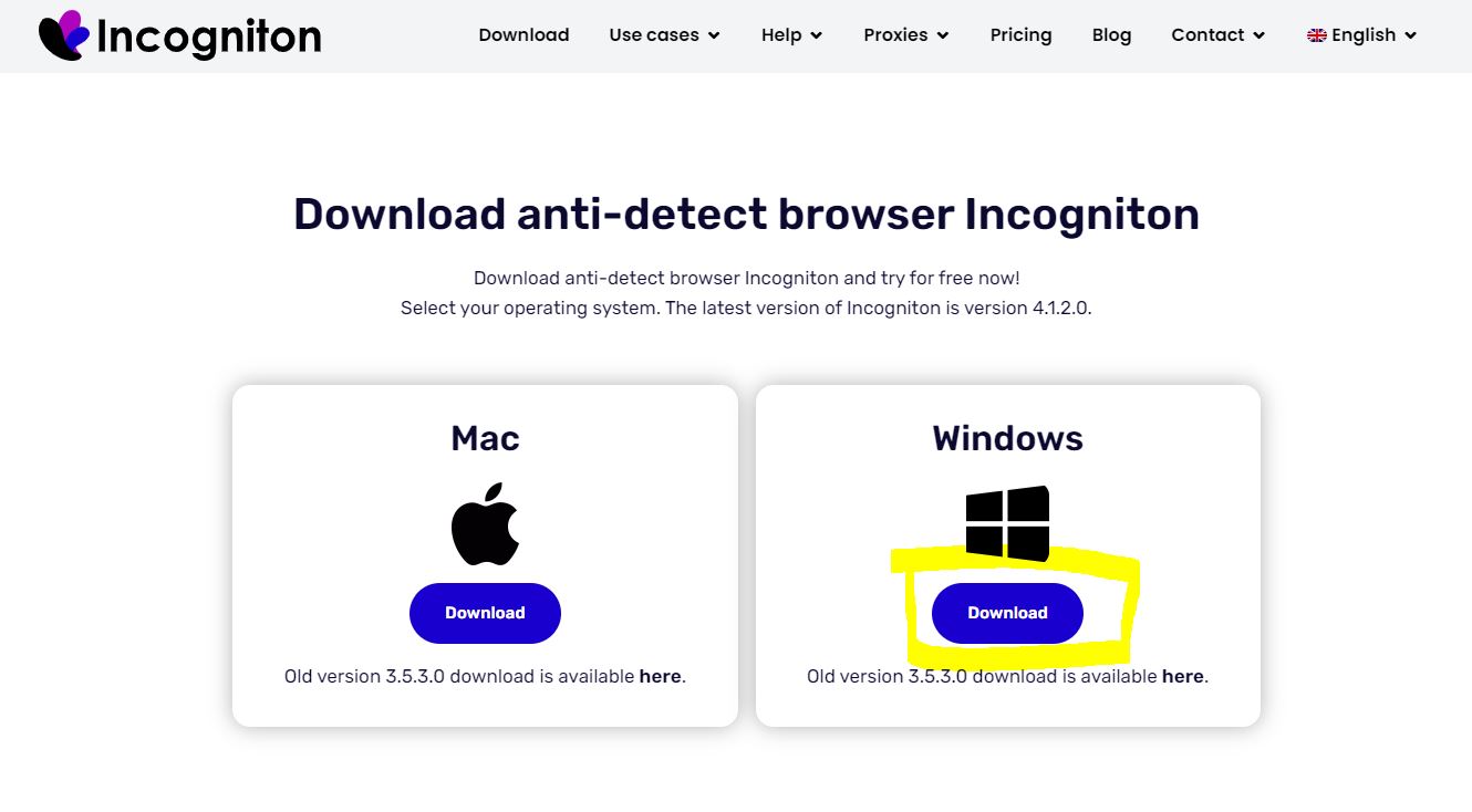 Download Incogniton Browser