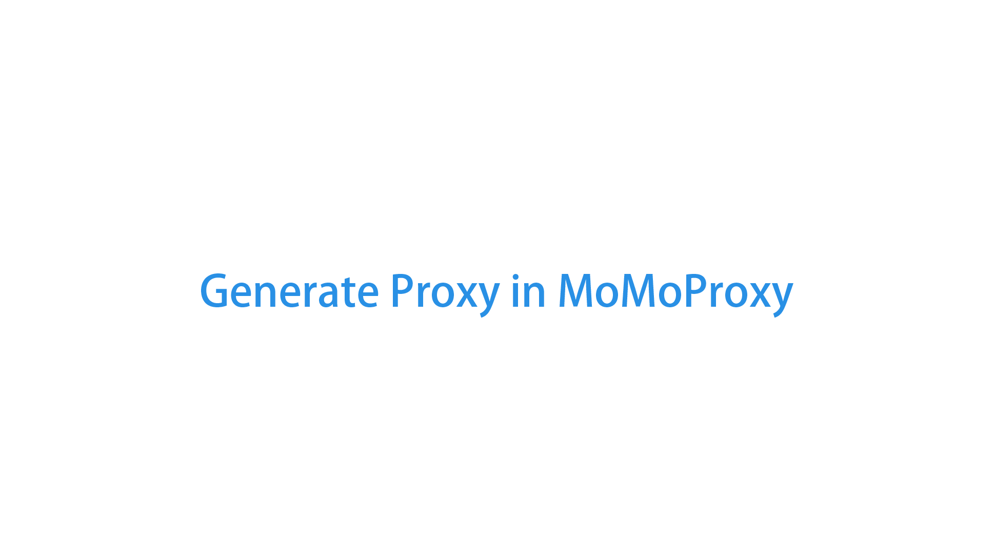 Làm thế nào để tạo IP dân dụng xoay vòng trong Bảng điều khiển MoMoProxy